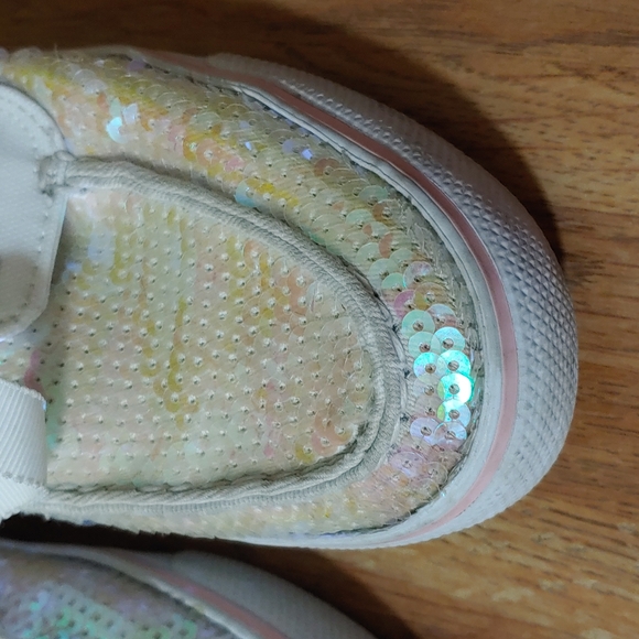 Sperry Top-Sliders Iridescent Sequins Loafers Shoes 6M - Picture 5 of 14